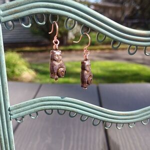 Black Kitty Earrings